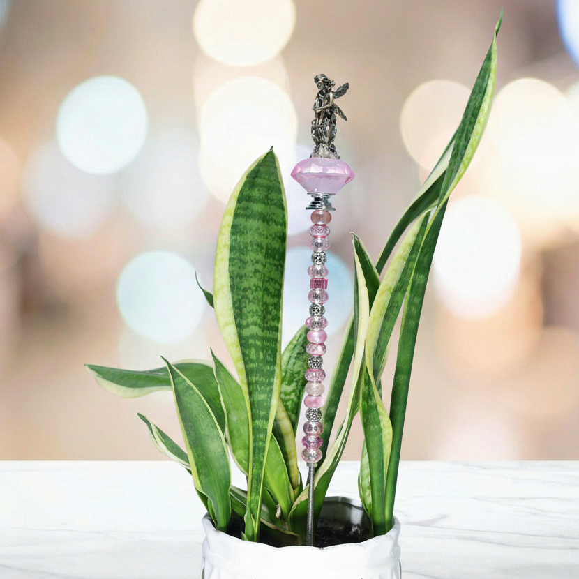 Fairy Garden Suncatcher Stakes | Fairy Pink Diamond