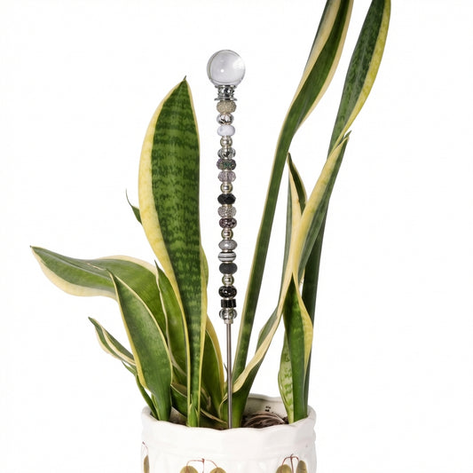 Fairy Garden Suncatcher Stakes | Sphere Clear with Black