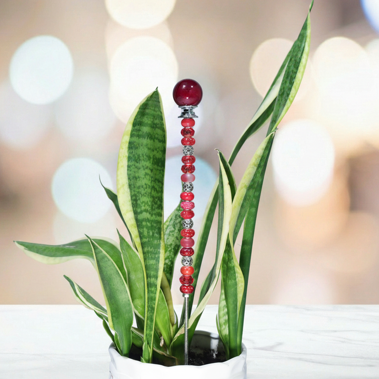 Fairy Garden Suncatcher Stakes | Sphere Red