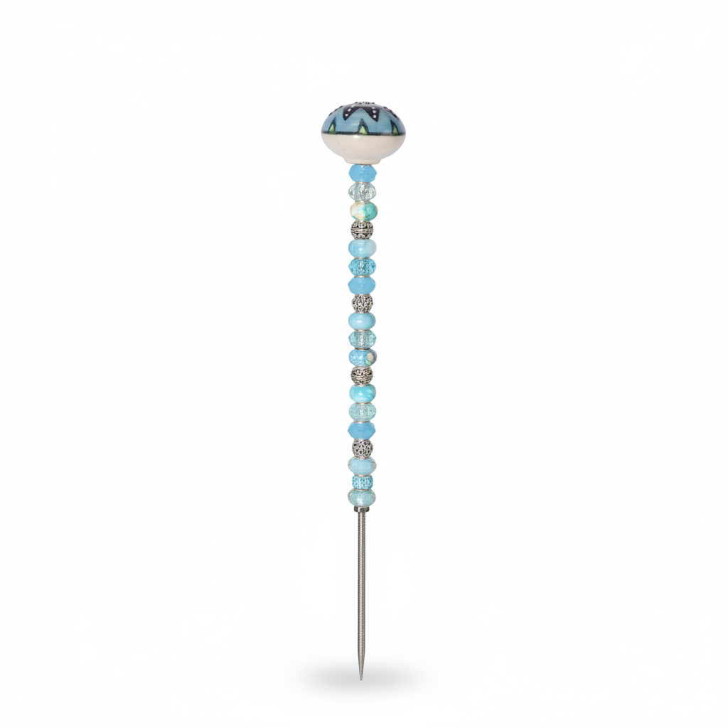 Fairy Garden Suncatcher Stakes | Ceramic Smooth Blue