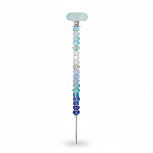 Fairy Garden Suncatcher Stakes | Beach Glass Blue Gradient