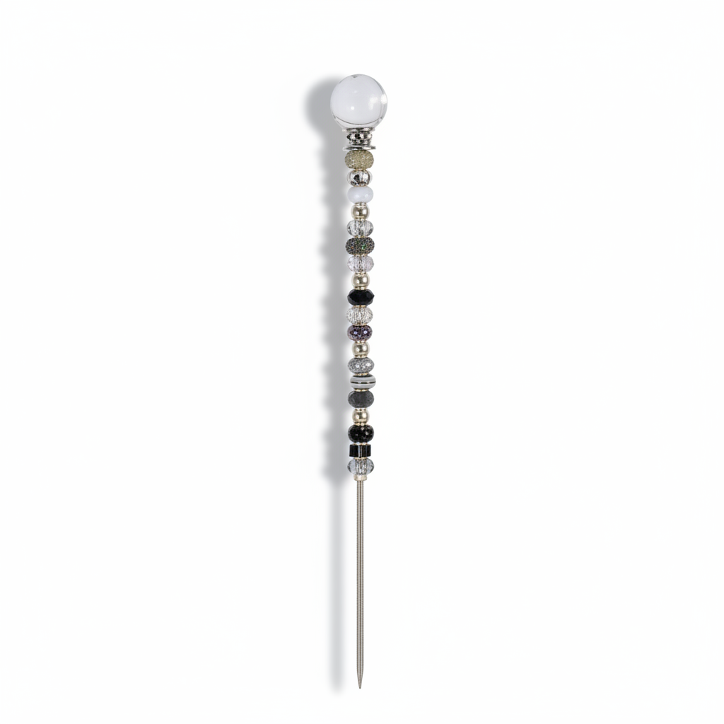 Fairy Garden Suncatcher Stakes | Sphere Clear with Black
