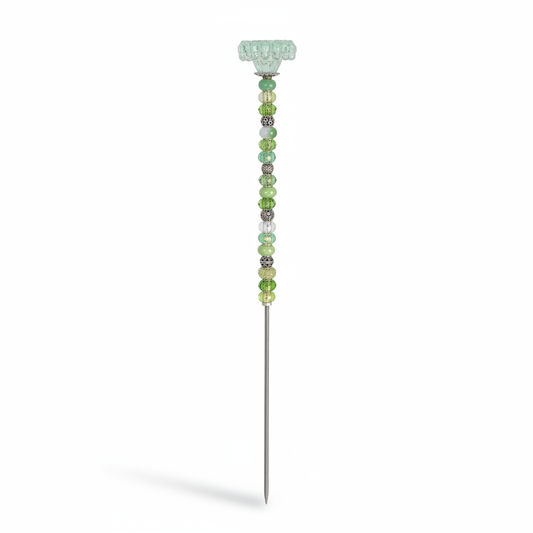 Fairy Garden Suncatcher Stakes | Pressed Glass Green