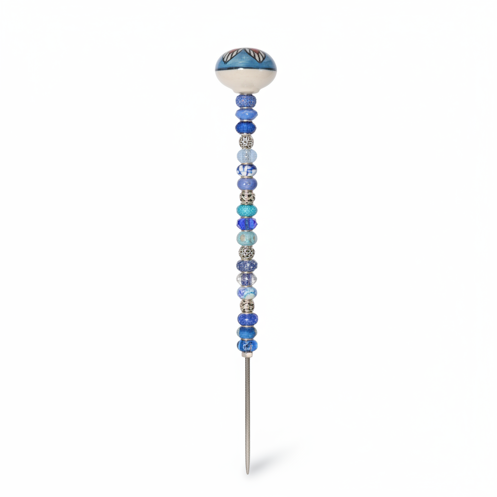 Fairy Garden Suncatcher Stakes | Ceramic Smooth Blue