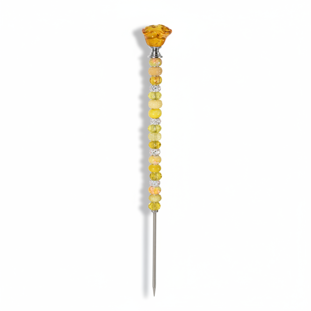 Fairy Garden Suncatcher Stakes | Rose Deep Yellow