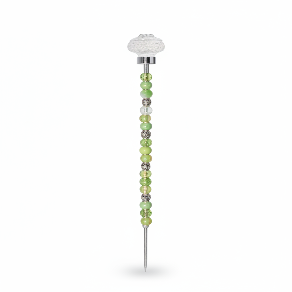 Fairy Garden Suncatcher Stakes | Rosette Green (silver)