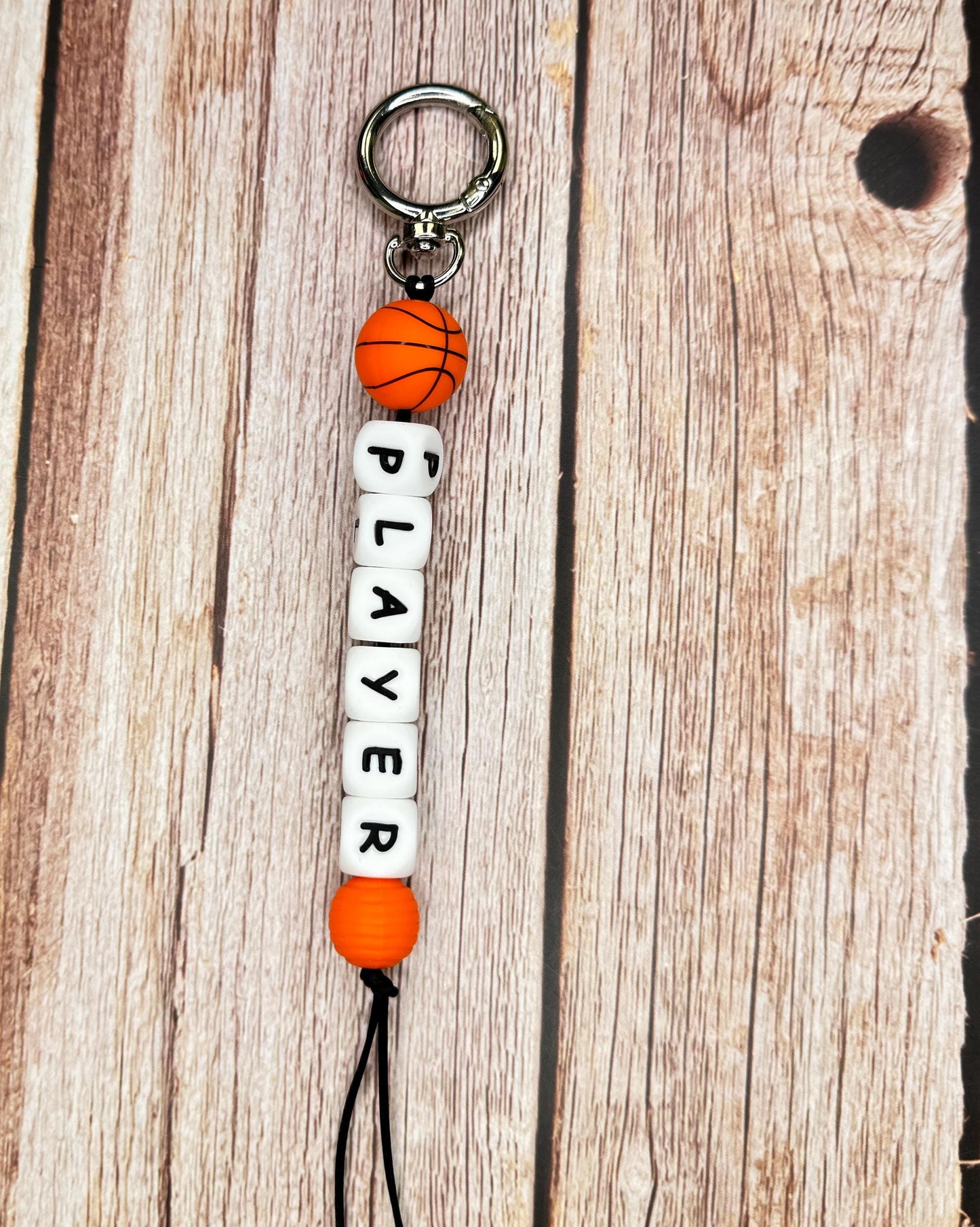 Customizable Sports Keychain Backpack Clip β Perfect for Sports Fans, Players, or teams! Soccer Football Volleyball Basketball Baseball