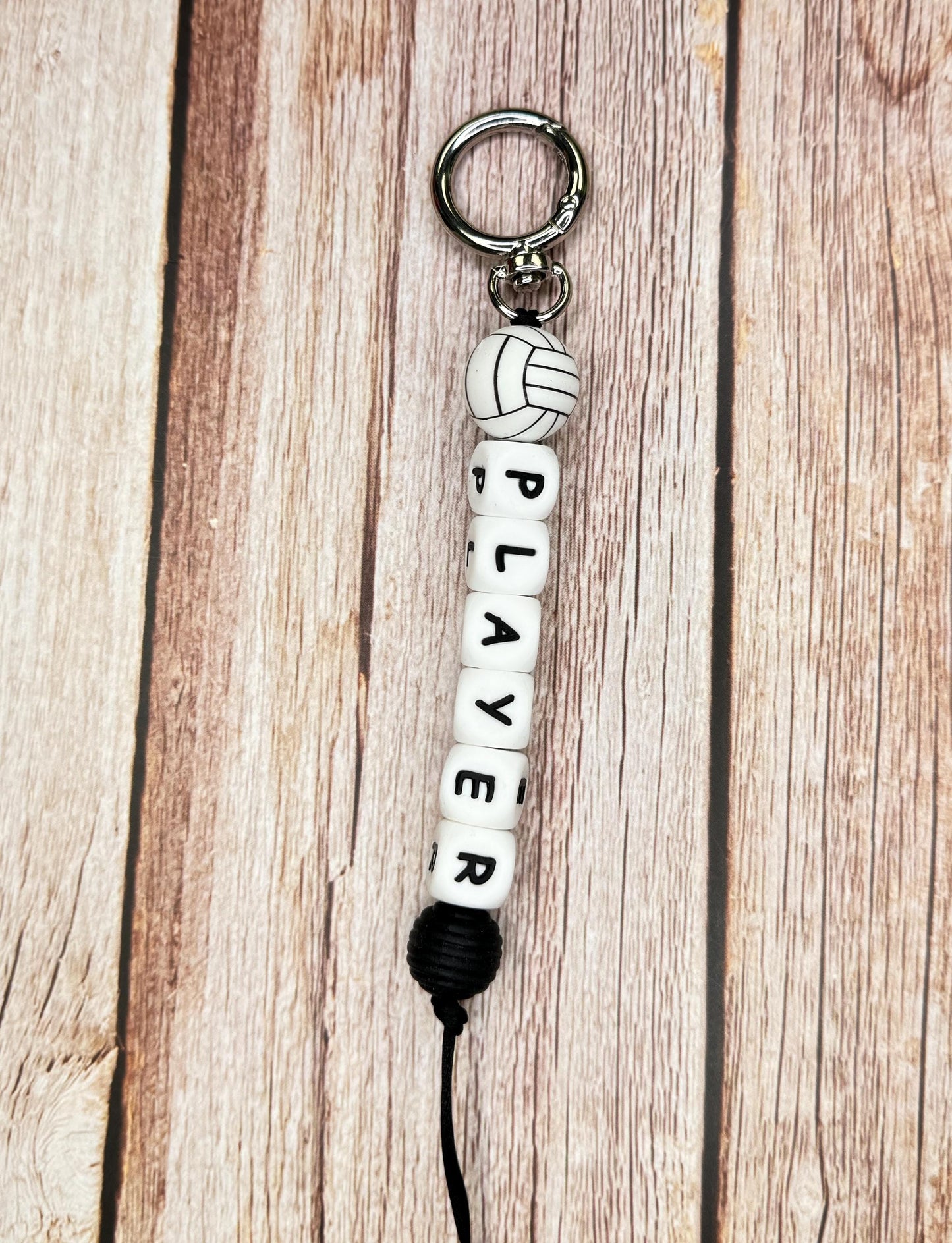Customizable Sports Keychain Backpack Clip β Perfect for Sports Fans, Players, or teams! Soccer Football Volleyball Basketball Baseball
