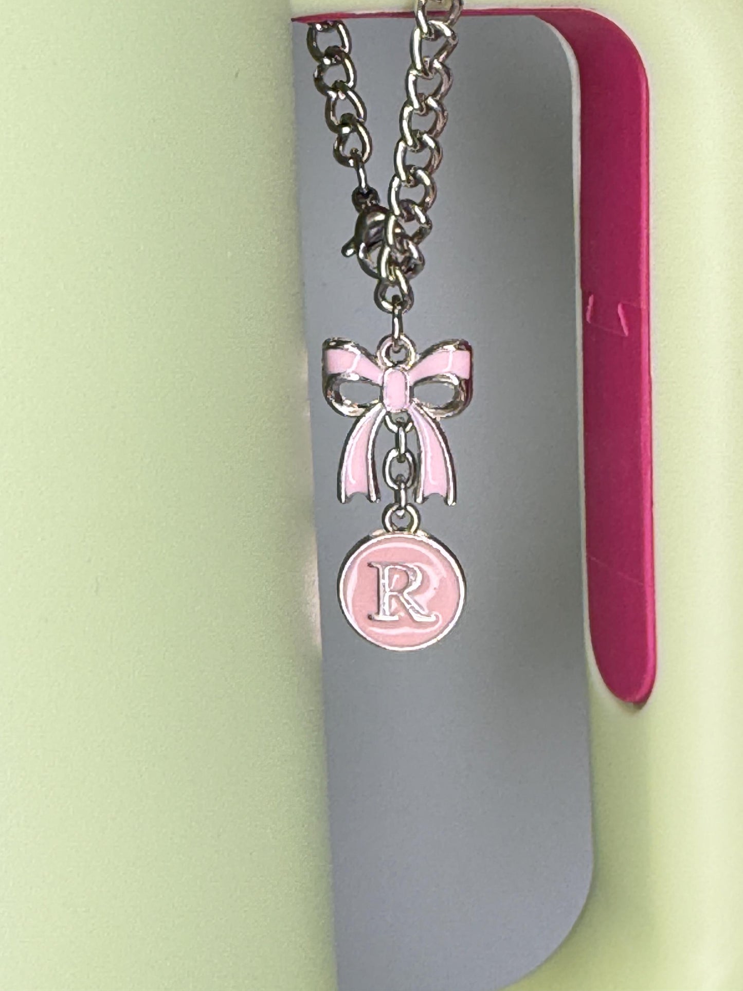 Pink Letter A-Z avail Enamel Charms for Stanley Tumbler Handles – Quencher, Gift for her, Olivia Rodrigo, Gift for Girl, Valentines Day