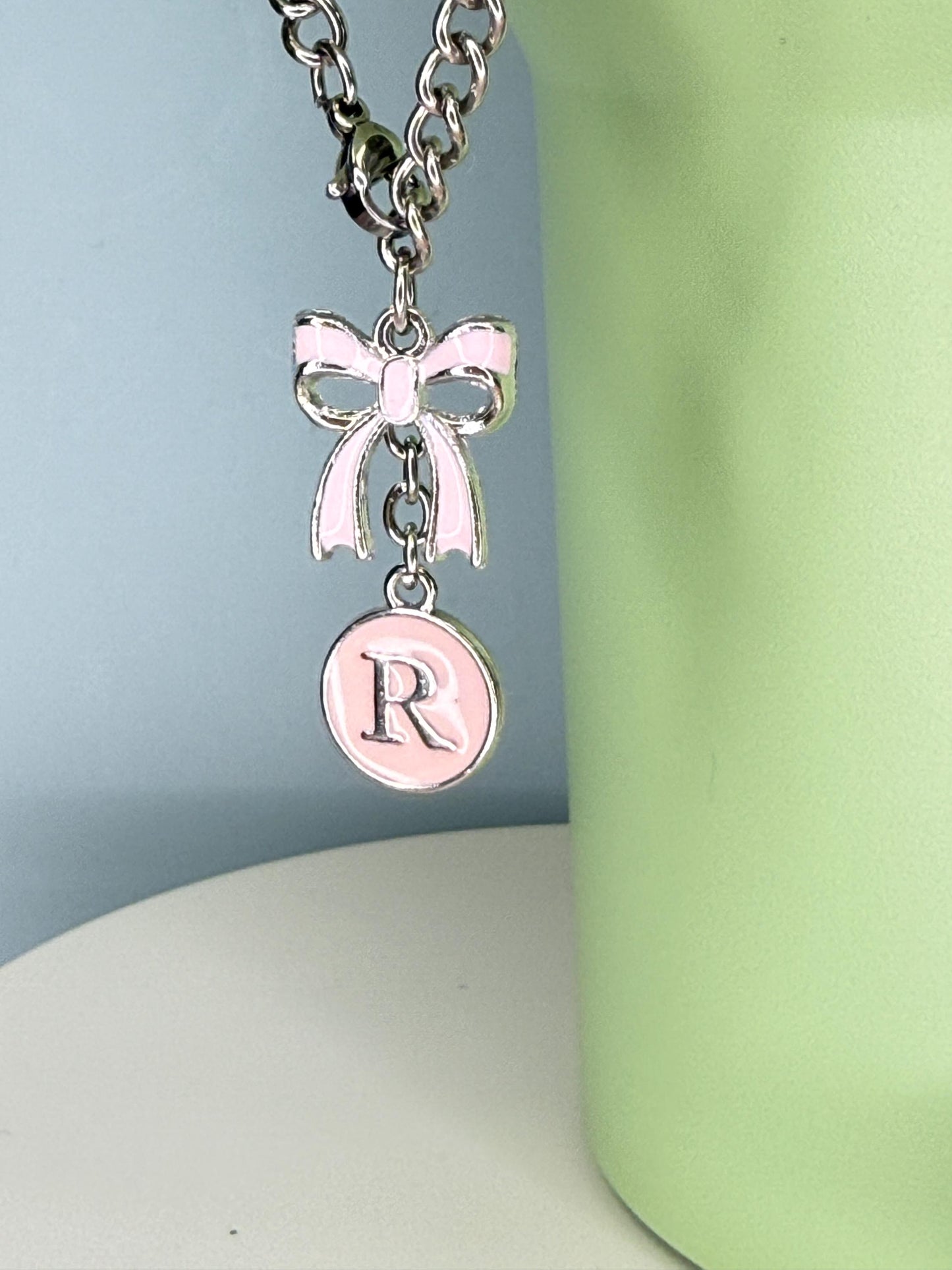 Pink Letter A-Z avail Enamel Charms for Stanley Tumbler Handles – Quencher, Gift for her, Olivia Rodrigo, Gift for Girl, Valentines Day