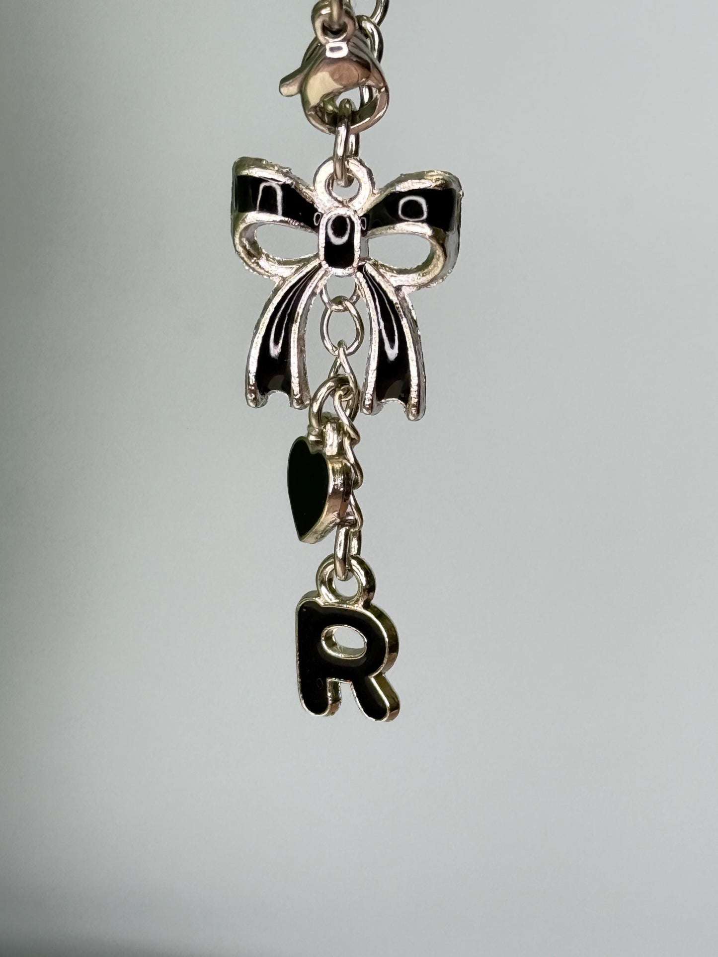 Black Letter A-Z avail Enamel Charms for Stanley Tumbler Handles – Quencher, Gift for her, Olivia Rodrigo, Gift for Girl, Valentines Day