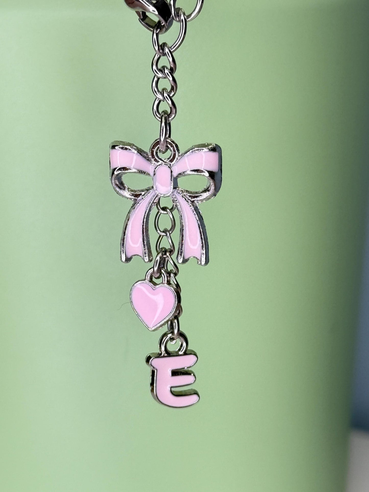 Pink Letter A-Z avail Enamel Charms for Stanley Tumbler Handles – Quencher, Gift for her, Olivia Rodrigo, Gift for Girl, Valentines Day