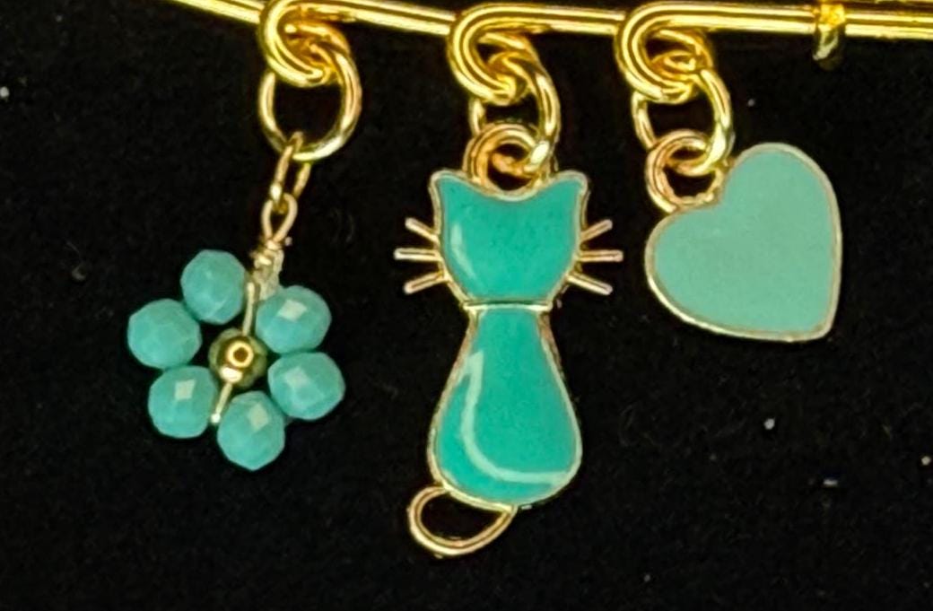 Cat Lady Pin Brooch in Teal – Valentine’s Day Collection | Gift for Her | Hat Pin | Bag Pin | Lapel Pin