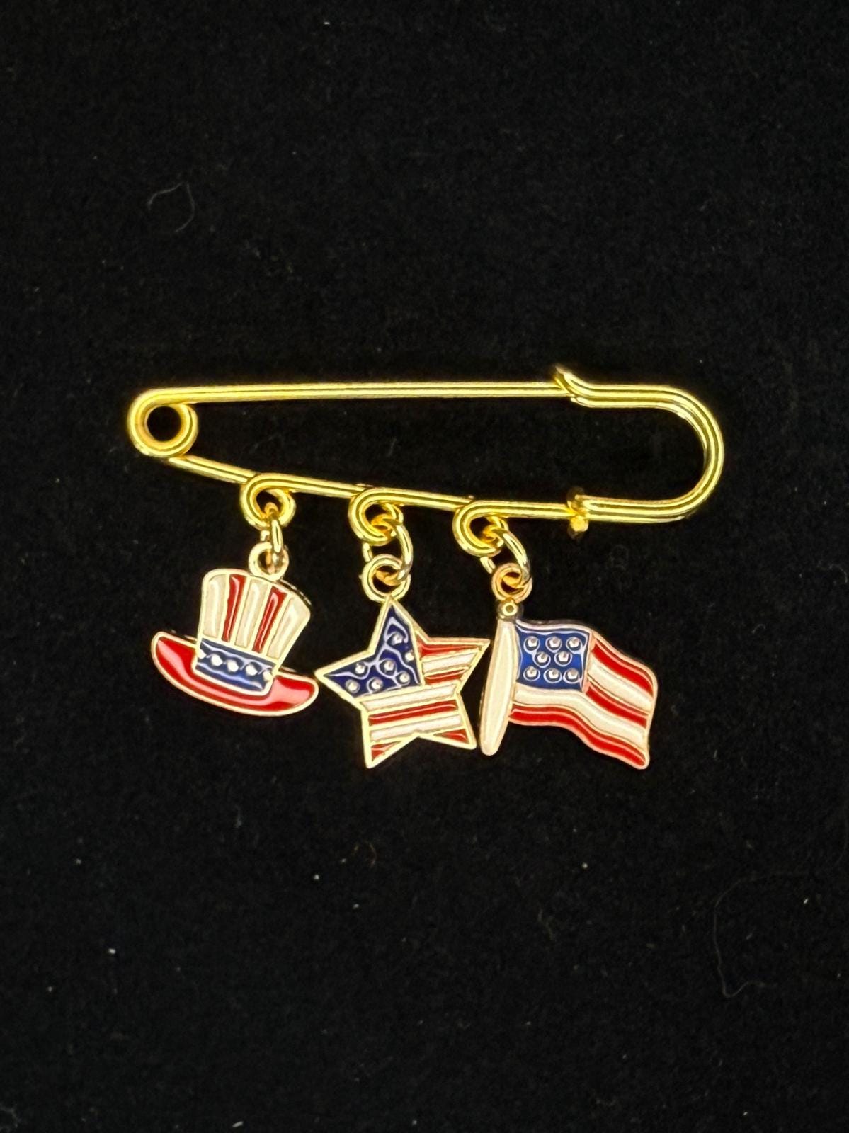 Fourth of July Pin Brooch – Kilt Pin Collection | Gift for Her | Hat Pin | Bag Pin | Lapel Pin
