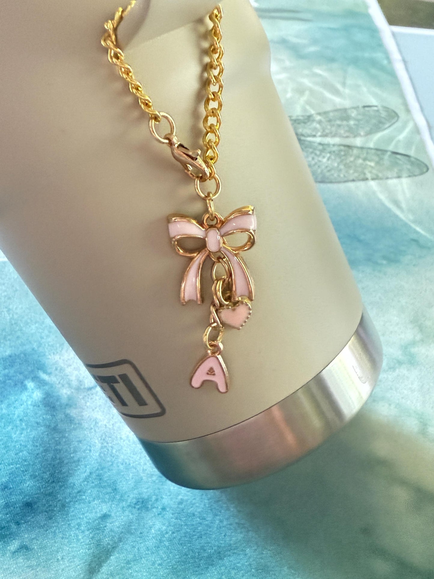 Letter A-Z avail Enamel Charms for Stanley Tumbler Handles – Quencher, Gift for her, Olivia Rodrigo, Swiftie, Sabrina Carpenter Fans