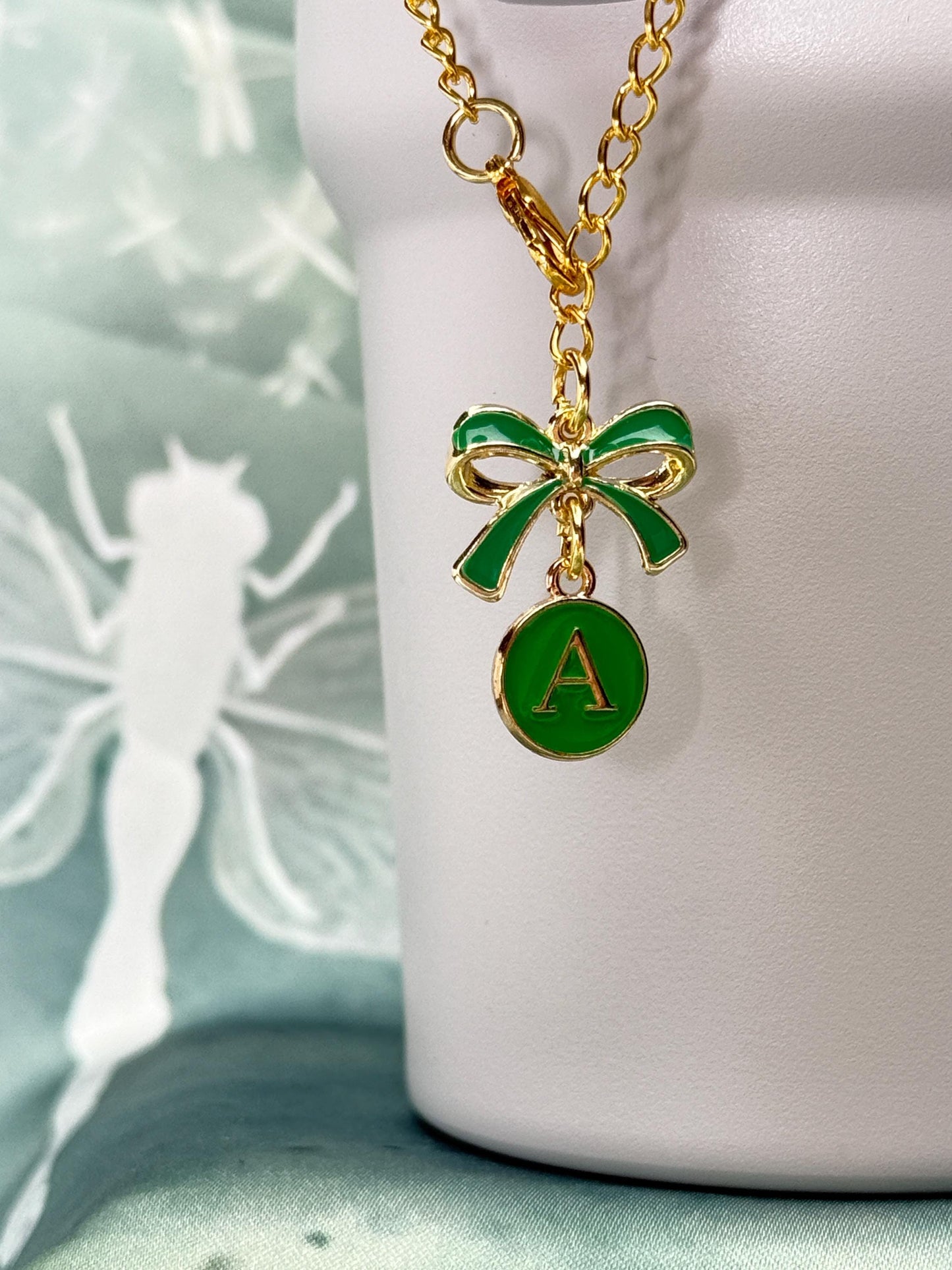Charm Letter A-Z avail Enamel Charms for Stanley Tumbler Handles – Quencher, Gift for her, Olivia Rodrigo Sabrina Carpenter
