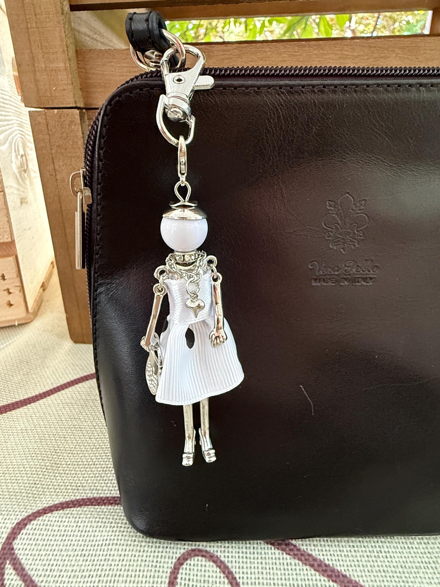 Bijou Dolls Silver Plated Figurine Purse Charm Purse Jewelry