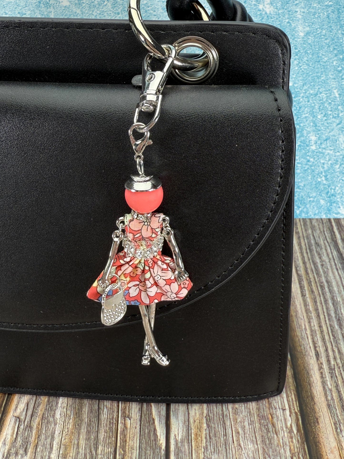 Bijou Dolls Silver Plated Figurine Purse Charm Purse Jewelry