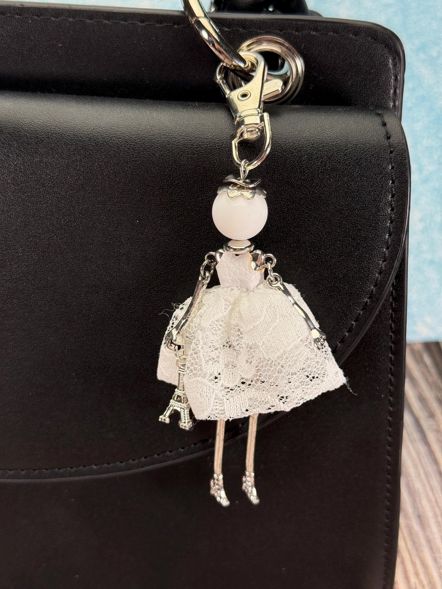 Bijou Dolls Silver Plated Figurine Purse Charm Purse Jewelry