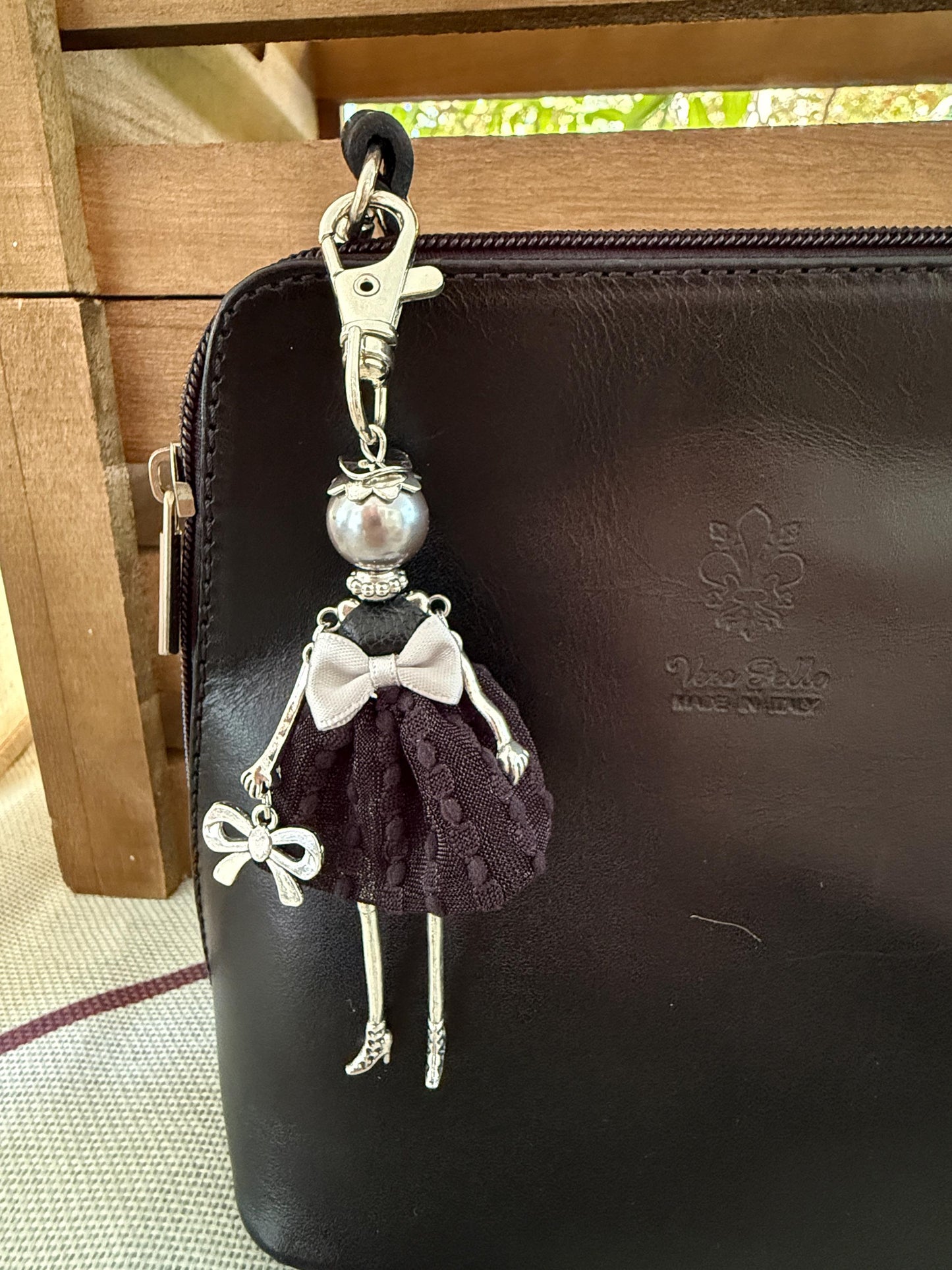 Bijou Dolls Silver Plated Figurine Purse Charm Purse Jewelry