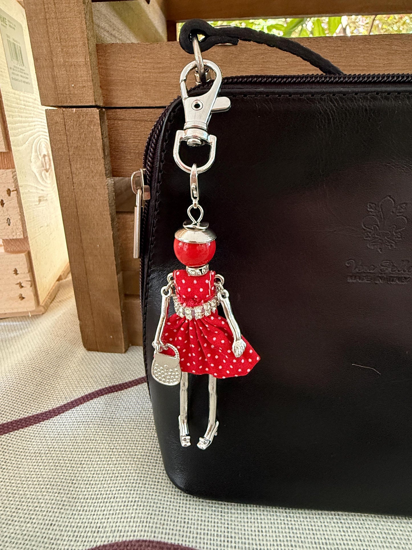 Bijou Dolls Silver Plated Figurine Purse Charm Purse Jewelry