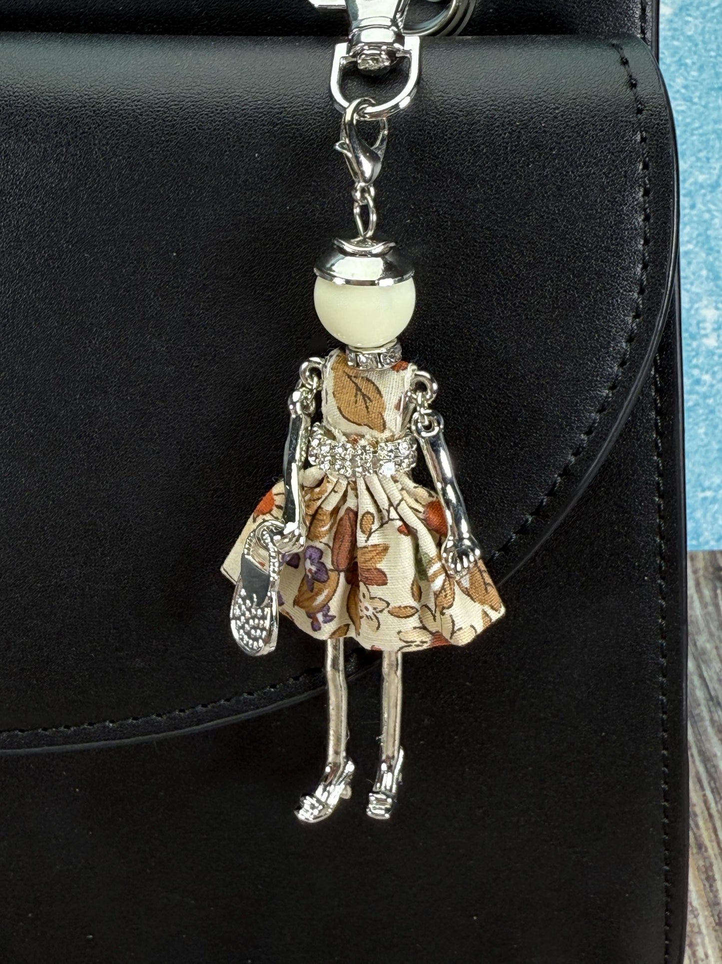 Bijou Dolls Silver Plated Figurine Purse Charm Purse Jewelry