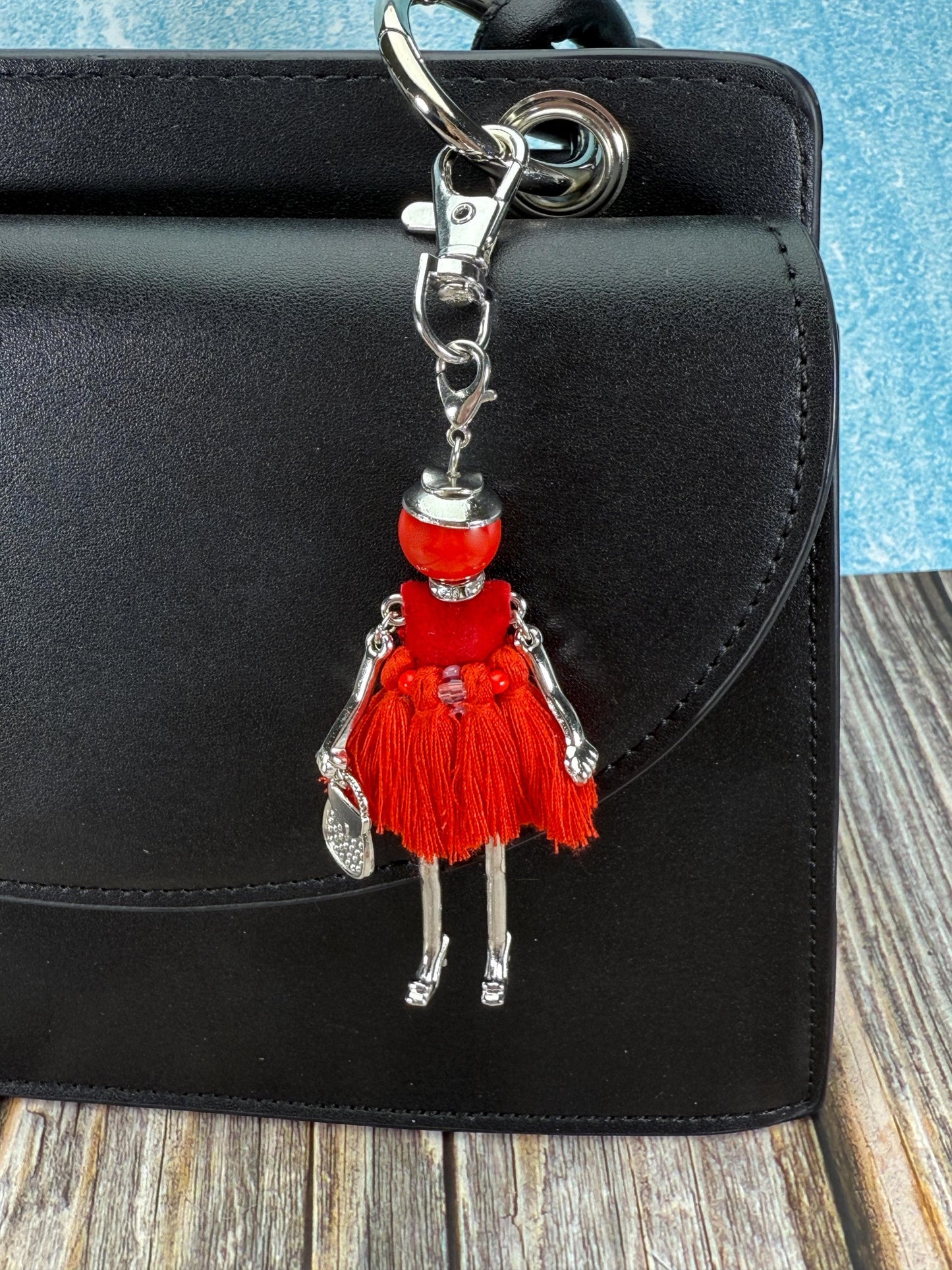 Bijou Dolls Silver Plated Figurine Purse Charm Purse Jewelry