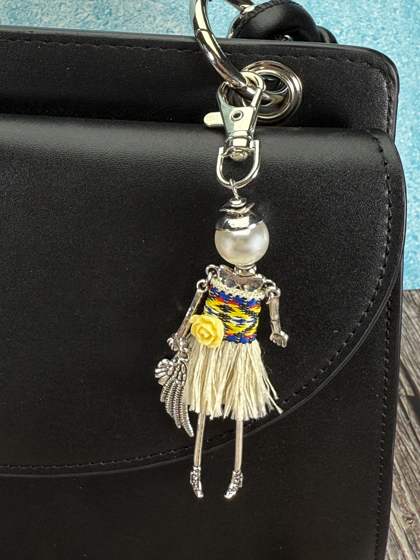 Bijou Dolls Silver Plated Figurine Purse Charm Purse Jewelry