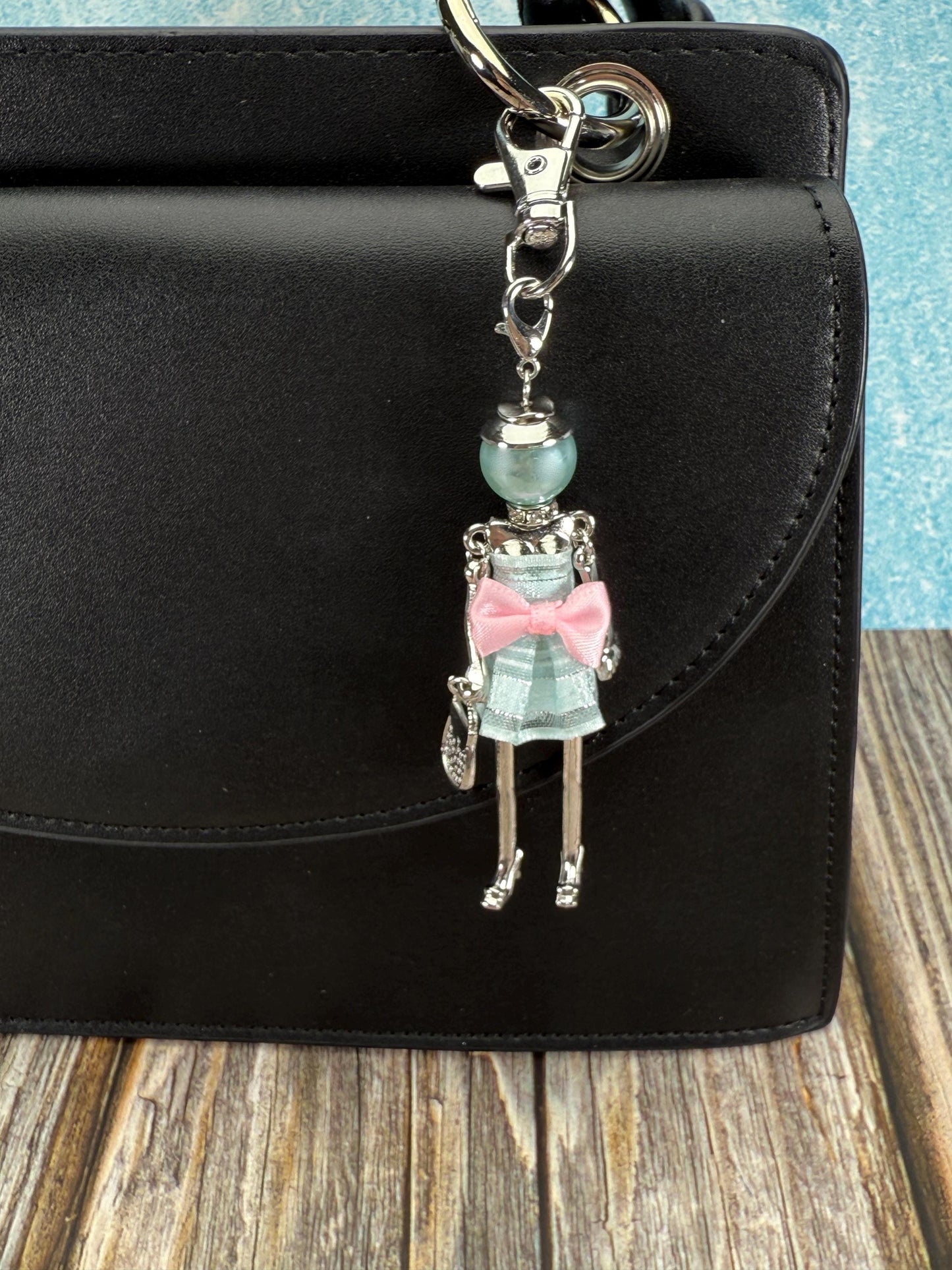 Bijou Dolls Silver Plated Figurine Purse Charm Purse Jewelry