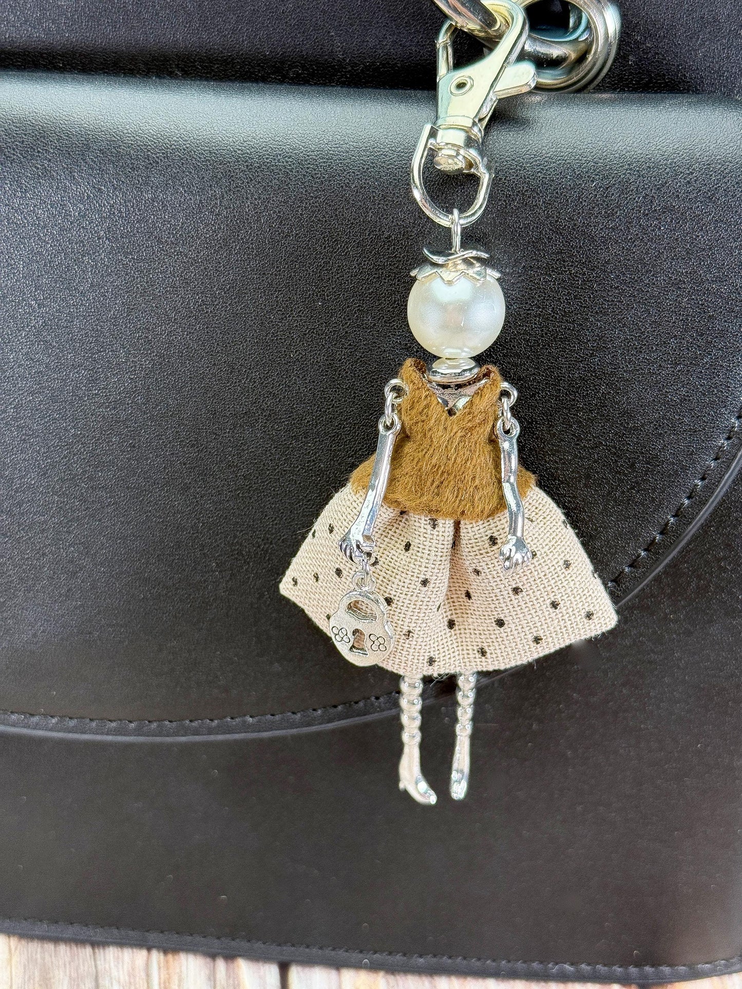 Bijou Dolls Silver Plated Figurine Purse Charm Purse Jewelry