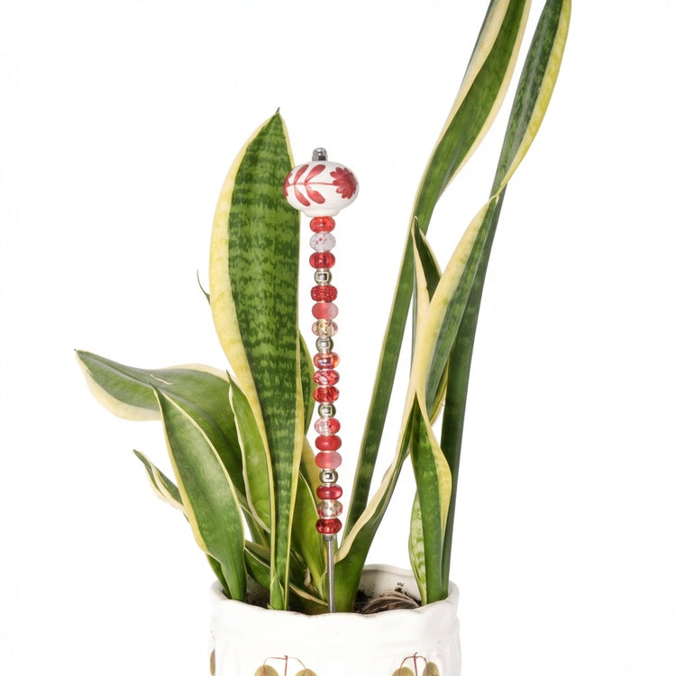 Garden Stakes - Ceramic Round Multi Coloured