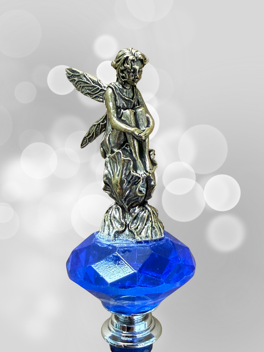 Fairy Garden Suncatcher Stakes | Fairy Blue Diamond