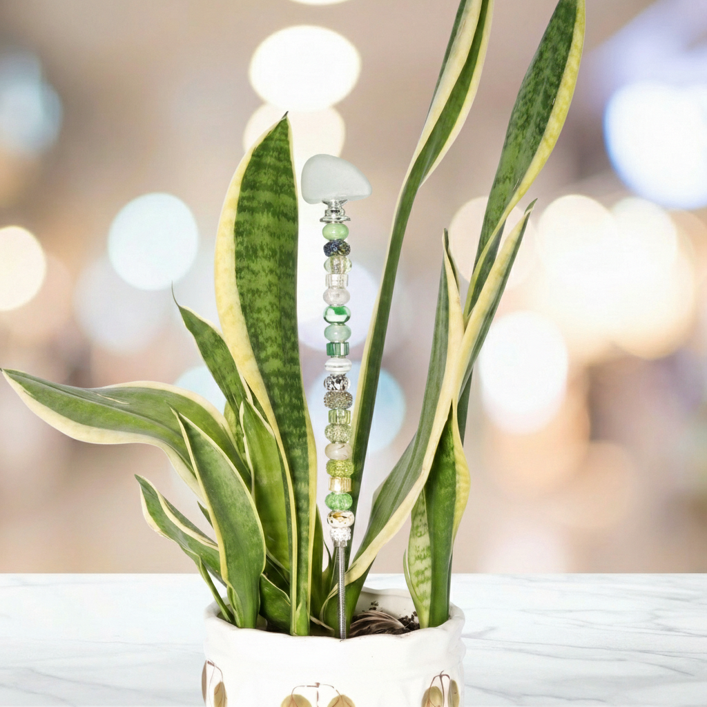 Fairy Garden Suncatcher Stakes | Beach Glass Pale Green