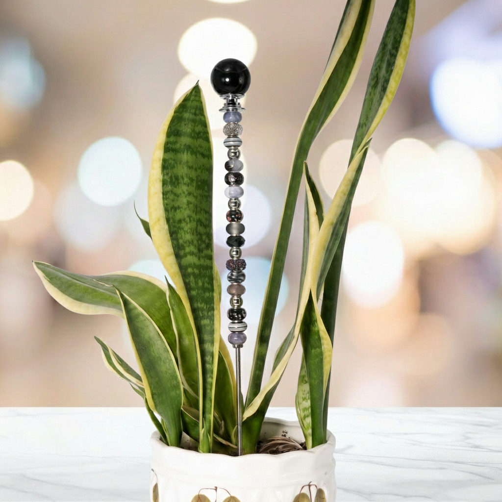 Fairy Garden Suncatcher Stakes | Bubble Ball Black