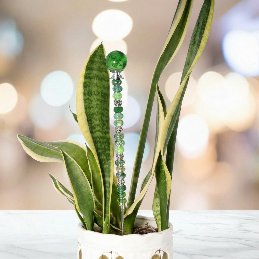 Fairy Garden Suncatcher Stakes | Bubble Ball Green