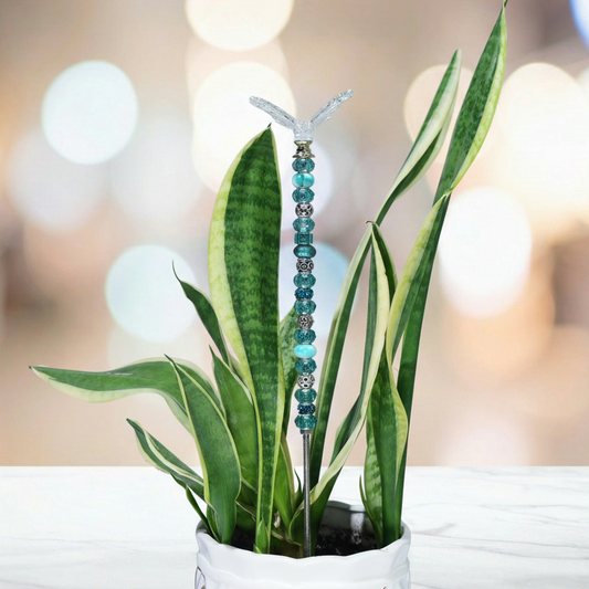 Fairy Garden Suncatcher Stakes | Butterfly Turquoise