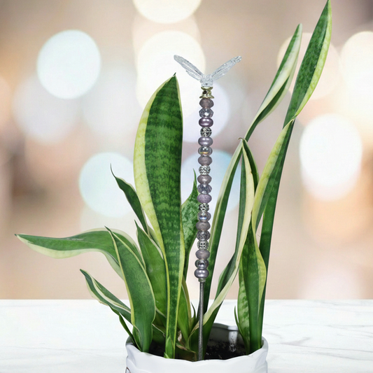 Fairy Garden Suncatcher Stakes | Butterfly Silver Grey