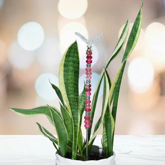 Fairy Garden Suncatcher Stakes | Butterfly Hot Pink