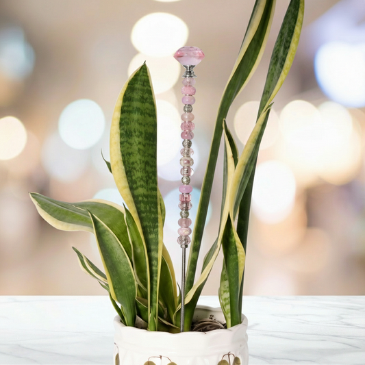 Fairy Garden Suncatcher Stakes | Diamond Light Pink