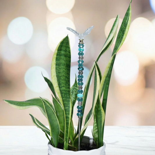 Fairy Garden Suncatcher Stakes | Butterfly Teal