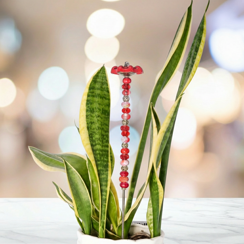Fairy Garden Suncatcher Stakes | Faucet Red