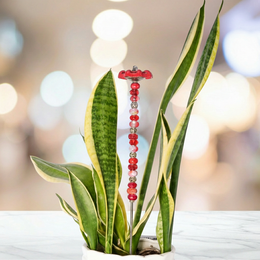 Fairy Garden Suncatcher Stakes | Faucet Red