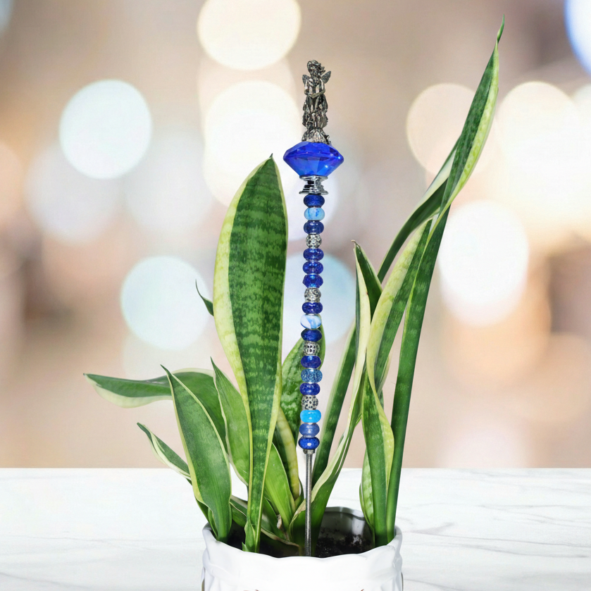 Fairy Garden Suncatcher Stakes | Fairy Blue Diamond