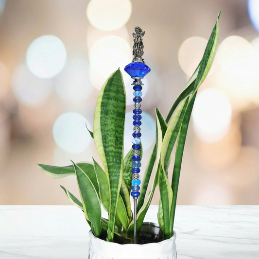 Fairy Garden Suncatcher Stakes | Fairy Blue Diamond
