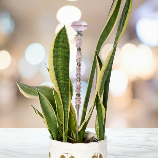 Fairy Garden Suncatcher Stakes | Giant Diamond Pink