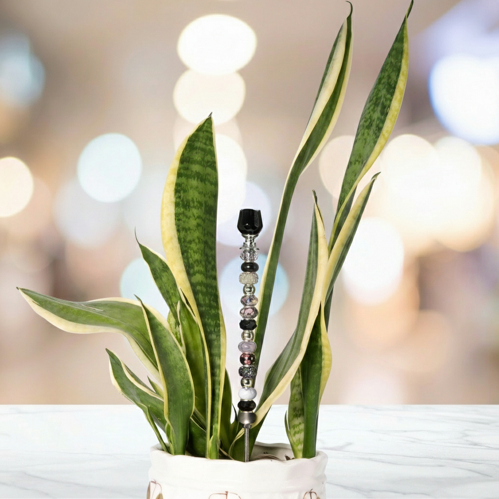 Fairy Garden Suncatcher Stakes | Mini Rose Black