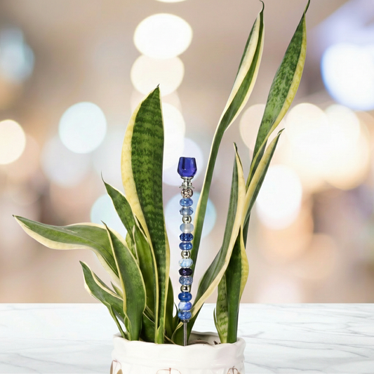 Fairy Garden Suncatcher Stakes | Mini Rose Blue