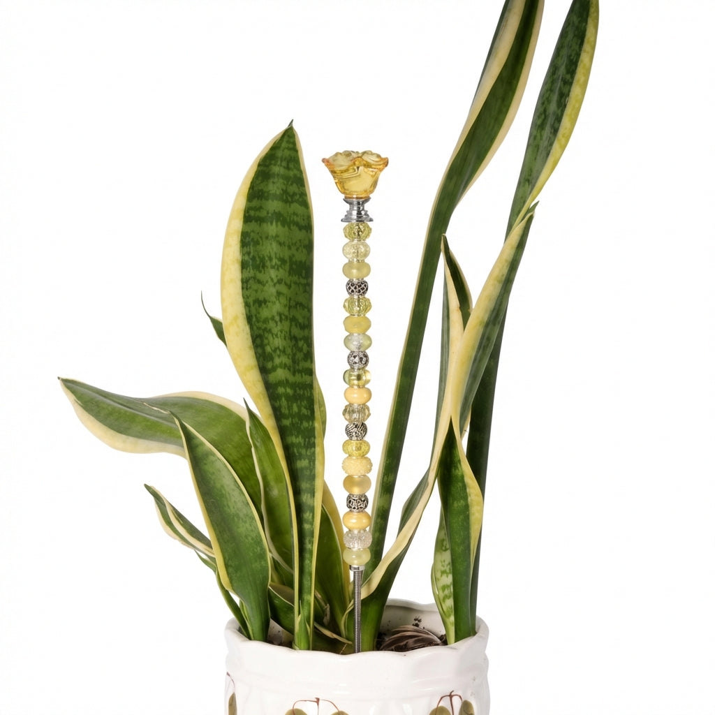 Fairy Garden Suncatcher Stakes | Rose Yellow