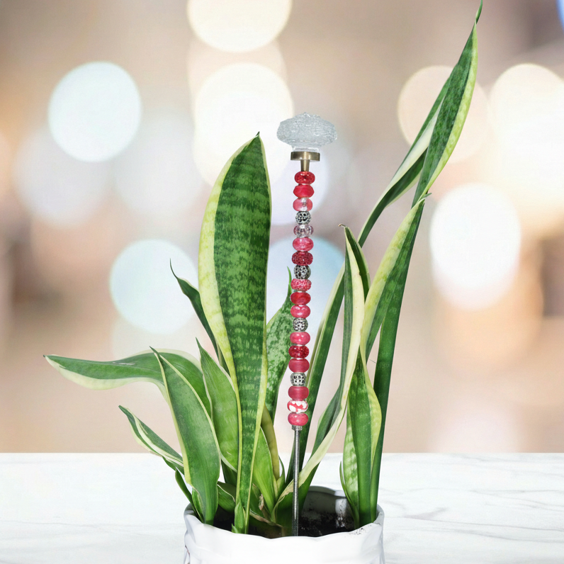 Fairy Garden Suncatcher Stakes | Rosette Red (gold)