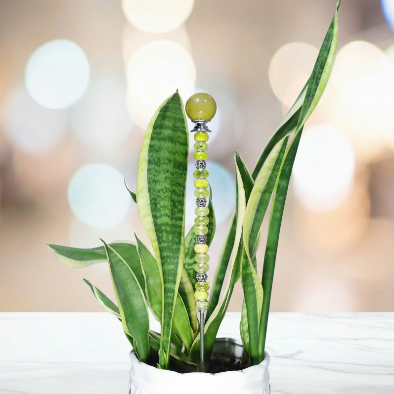 Fairy Garden Suncatcher Stakes | Sphere Yellow